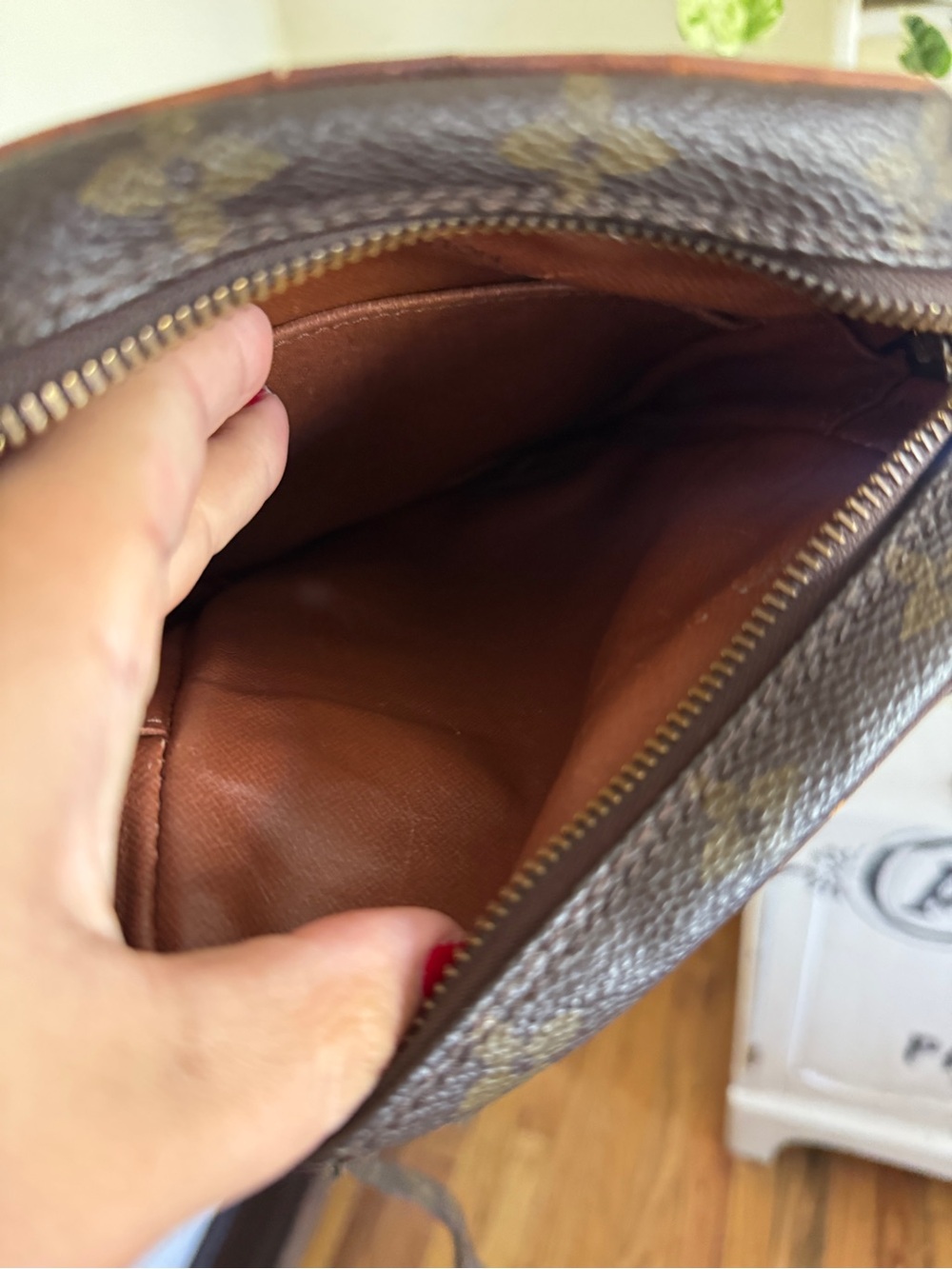 Louis Vuitton Monogram Messenger Bag in Brown and Tan - Picture 7 of 9